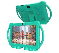 PEICHENG Tablet per bambini da 7 pollici, Android 12.0 per bambini, 4 GB di RAM, 32 GB ROM, schermo IPS Bluetooth, controllo parentale, doppia fotocamera, antiurto, per giochi educativi, (verde)