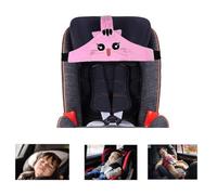 PeiDog Modello di gattino rosa Supporto per la testa del seggiolino auto per bambini, cintura fissa per dormire per seggiolino auto, cinghia per la testa per bambini e bambini (rosa)