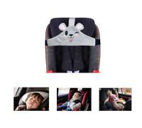 PeiDog Mouse modello grigio Supporto per la testa del seggiolino auto per bambini, cintura fissa per dormire per seggiolino auto, cinghia per la testa per bambini e bambini (grigio).
