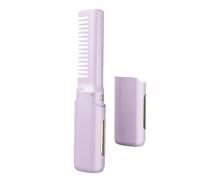 Peigne à lisser les cheveux sans fil - Brosse lissante thermique - Peigne de Coiffure chauffant à Lissa électrique avec 3 Temps, brosse à lisser les cheveux Portable Pour les voyas