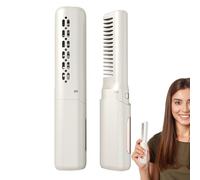Peigne à lisser les cheveux sans fil - Brosse lissante thermique - Peigne de Coiffure chauffant à Lissa électrique avec 3 Temps, brosse à lisser les cheveux Portable Pour les voyas