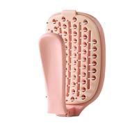 Peigne Duveteux À Mémoire De Forme Avec Coussin D'Air Détachable, Structure Double Arc Pour Massaggio | Peigne Pliable, Auto-Nettoyant Et Compact Rangement Pratique