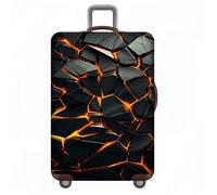 PEIHUODAN Copri Valigia Grande XL Elasticità Coprivaligia Stampa Geometrica 3D Media Piccola Copertura Protezione Valigia Impermeabile Facile Installare (Colore 2,M)