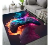 PEIHUODAN Tappeti Con Effetto Visivo 3D Da Gioco Cool, Tappeti Decorativi Moderni Controller Di Gioco Per Stanze Di Giochi Di Adolescenti E Bambini, Per Soggiorno, Camera Da Letto (Colore 6,120x160cm)