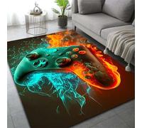 PEIHUODAN Tappeti Decorativi Per Le Stanze Dei Giochi Di Ragazzi E Ragazze, Tappetini Moderni Videogiochi, Morbidi Antiscivolo Il Soggiorno La Camera Da Letto Bambini Comodino (Colore 5,50x80cm)
