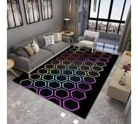 PEIHUODAN Tappeto Da Gioco Con Decorazioni Visive 3D, Tappeti Di Grandi Per Le Stanze Dei Giochi Di Adolescenti E Bambini, Tappeto Moderno Gaming, Per Soggiorno, Camera Da Letto (Colore 4,140x200cm)