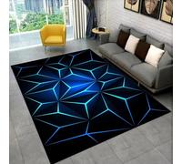 PEIHUODAN Tappeto Decorativo 3D Neon Visual Line, A Must-have Rug Per Le Stanze Dei Giochi Di Adolescenti E Bambini, Moderno Tappetino Da Gioco Per Soggiorno, Camera Da Letto (Colore 3,100x150cm)