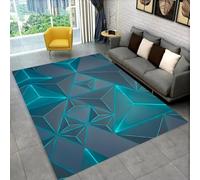 PEIHUODAN Tappeto Decorativo 3D Neon Visual Line, A Must-have Rug Per Le Stanze Dei Giochi Di Adolescenti E Bambini, Moderno Tappetino Da Gioco Per Soggiorno, Camera Da Letto (Colore 1,120x180cm)