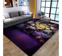 PEIHUODAN Tappeto Decorativo Floreale, Cyber Floreale Dall'aspetto Accattivante, Morbido Tappeto D'atmosfera, Adatto Il Soggiorno, La Camera Dei Bambini E Sala Giochi (Colore 5,120x180cm)