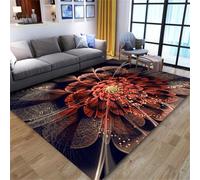 PEIHUODAN Tappeto Decorativo Floreale, Cyber Floreale Dall'aspetto Accattivante, Morbido Tappeto D'atmosfera, Adatto Il Soggiorno, La Camera Dei Bambini E Sala Giochi (Colore 6,140x200cm)