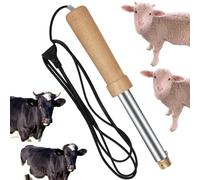 PEIKVOUL Decornatore Elettrico Portatile per vitelli e Pecore, Senza Sangue, con Testa in Rame riscaldata per Una decornazione Efficace e sicura