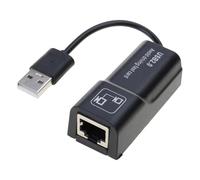 PEILINZE Adattatore da USB 2.0 a Ethernet da USB a RJ45 Supporto 10/100Mbps Adattatore di rete Ethernet Dongle Converter Per PC Laptop