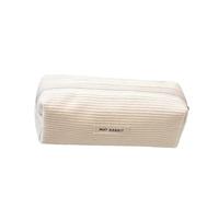 PEILINZE Astuccio per matite, astuccio per cancelleria, trousse per trucchi, in velluto a coste, organizer per matite, cancelleria per scuola e ufficio