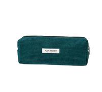PEILINZE Astuccio per matite, astuccio per cancelleria, trousse per trucchi, in velluto a coste, organizer per matite, cancelleria per scuola e ufficio