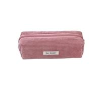 PEILINZE Astuccio per matite, astuccio per cancelleria, trousse per trucchi, in velluto a coste, organizer per matite, cancelleria per scuola e ufficio
