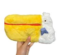PEILINZE Astuccio per matite in peluche, astuccio per cancelleria, astuccio per penne, pennarelli, organizer da scrivania, portafogli per studenti e ragazze