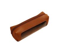 PEILINZE Astuccio per penne in poliuretano trasparente, impermeabile, multifunzionale, con cerniera, per cancelleria da viaggio, borsa organizer per cosmetici