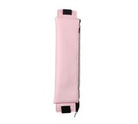 PEILINZE Astuccio portapenne in pelle PU, portapenne con cerniera, con elastici per quaderni, agenda, quaderni