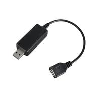 PEILINZE Cavo di emergenza per impronte digitali, spina USB a 5,2 V, 7,4 V, 9,2 V, regolazione sicura delle tensioni di alimentazione esterna