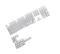 PEILINZE Chiaro Traslucido Keycaps Set Altezza Originale Laterale/Top Stampa per Gaming Tastiere Meccaniche 132Keys Keycaps
