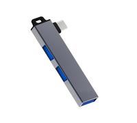 PEILINZE Compatto hub USB 3.0 Tipo C a 3 Hub USB Adattatore USB Splitter USB con 1 USB3.0 +2 porte USB 2.0 per laptop e tablet