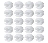 PEILINZE Confezione da 20 chiusure a crimpare per catena con perline, per tende e tende