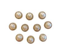 PEILINZE Elegante spilla con perle per abbigliamento, chiusura sicura con design in lega liscia, accessorio alla moda