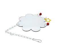 PEILINZE Giocattolo di pollo, pollo per galline con altalena giocattolo con stella per galli grande lato