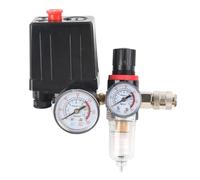 PEILINZE Interruttori di pressione del compressore d'aria con manometro integrato & controllo delle pressioni dei separatori d'acqua per i compressori