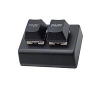 PEILINZE Piccola tastiera, tastiera meccanica a 2 tasti USB a colori per il gioco, interruttori programmabili piccola tastiera Hot Swap