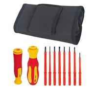 PEILINZE Set di cacciaviti isolati Set di cacciaviti per elettricista cacciavite intercambiabile cacciavite con borsa strumento essenziale per la casa e l'uso