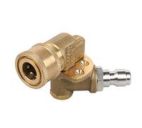 PEILINZE Ugello in rame per idropulitrice ad alta pressione, ugello regolabile a 180°, per auto, accessori per auto, adattatore per ugello anti-deformato