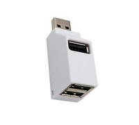 PEILINZE USB 2.0 Extender Car Splitter Multiple Port Hub USB 2.0 Laptop Office Lettura Multifunzione Adattatore di Ricarica Disco USB