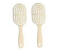 Peine para tonificar el cabello, Cepillo alisador para mujer, Cerdas suaves y flexibles, Volumen y masaje del cuero cabelludo, para cabello liso, rizado y mojado