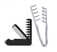 Peine Texturizador Hombre, Peine de Textura y Kit de Peine Plegable 2 en 1