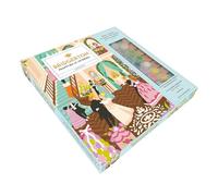 Peinture au numéro Bridgerton: Coffret avec 1 livret de conseils, 18 pots de peinture numérotés, 2 pinceaux, 1 planche pour s'exercer et 1 planche à afficher ou à offrir