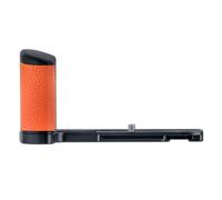 PEIPRO GFX100RF - Impugnatura per fotocamera tipo L con manico in pelle, piastra a sgancio rapido, compatibile con treppiedi Peak Design & ARCA, impugnatura in alluminio CNC per GFX100RF (arancione