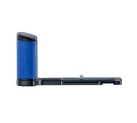 PEIPRO GFX100RF - Impugnatura per fotocamera tipo L con manico in pelle, piastra a sgancio rapido, compatibile con treppiedi Peak Design & ARCA, impugnatura in alluminio CNC per GFX100RF (blu, tipo L)