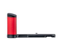 PEIPRO GFX100RF - Impugnatura per fotocamera tipo L con manico in pelle, piastra a sgancio rapido, compatibile con treppiedi Peak Design & ARCA, impugnatura in alluminio CNC per GFX100RF (rosso, tipo