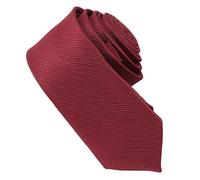 peiqiup Set da Cravatta (150 * 5cm), Tinta Unita Cravatta, Fine e discreta, per funerali, riunioni di Lavoro, Lavoro, Festa, Decorazione, Rosso