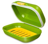 PEISAINOX Portasapone da viaggio, 100% a prova di perdite, contenitore per sapone con coperchio, porta sapone portatile per viaggi, scolare i portasapone per bagno, doccia, palestra, scuola,