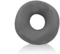 Peixiong Cuscino gonfiabile per ciambella grigio con pompa, cuscino in tessuto floccato per casa, ufficio, escursionismo, campeggio, viaggi, pisolini, scrivania e supporto lombare,Grigio