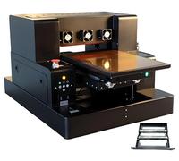 PEIXU A4 UV Stampanti a Getto d'inchiostro Multifunzione,Formato A4,Automatica, Stampante a Cartuccia d’inchiostro,Vernice,per Delle Custodia del Telefono,Bottiglie,PVC Dotato Di Albero Rotante
