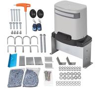 PEIXU Apricancello Automatico per Cancello Scorrevole 24V DC, Motore Elettrico con Portata Massima 800kg, Sensori Infrarossi e Interruttori Fotoelettrici per Garage e Uso Residenziale