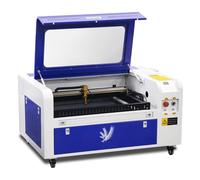 PEIXU Macchina per Incisione Laser CO2 Compatta Piano di Lavoro 60x40cm Potenza 60W Piccolo Macchina da Taglio Laser Professionale Laser Engraver Cutter,Per Cuoio,Tessuto,Cristallo,Vetro Organico