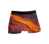 peiyeety Boxer da Uomo con eruzione di Lava e Magma, Vulcano Tolbachik