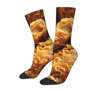 peiyeety Calzini divertenti con pollo fritto, per uomo e donna, unisex