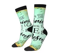 peiyeety Calzini originali Al mattino quando mi alzo, dammi Gesù per uomo e donna