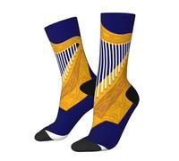 peiyeety Calzini sportivi casual con stemma d'Irlanda, per donne e uomini