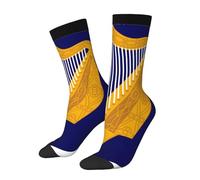 peiyeety Calzini sportivi casual con stemma d'Irlanda, per donne e uomini